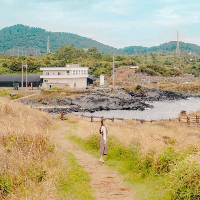🍂제주바다와 한국 건축물 정자의 아름다운 조화[제주, 닭머르]