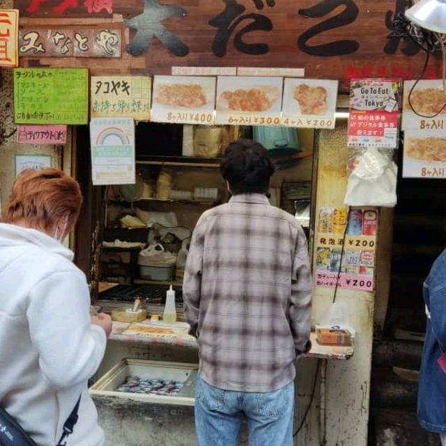 Famous Takoyaki at Ameyoko Shopping Street