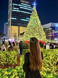 마치 유럽 크리스마스 마켓에 온 듯한 롯데타워 🎅🏻