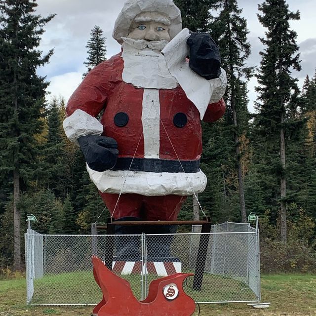 A truly terrifying Santa in North Pole Alaska