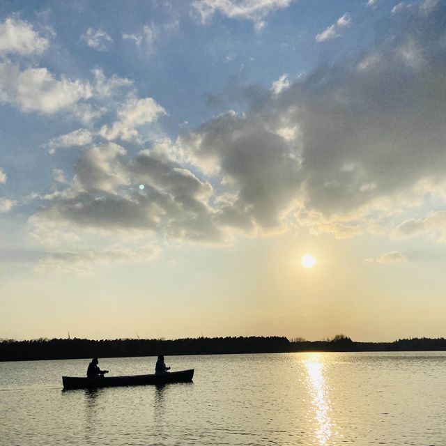 Golden Scenery in Shanghai’s Haiwan Park