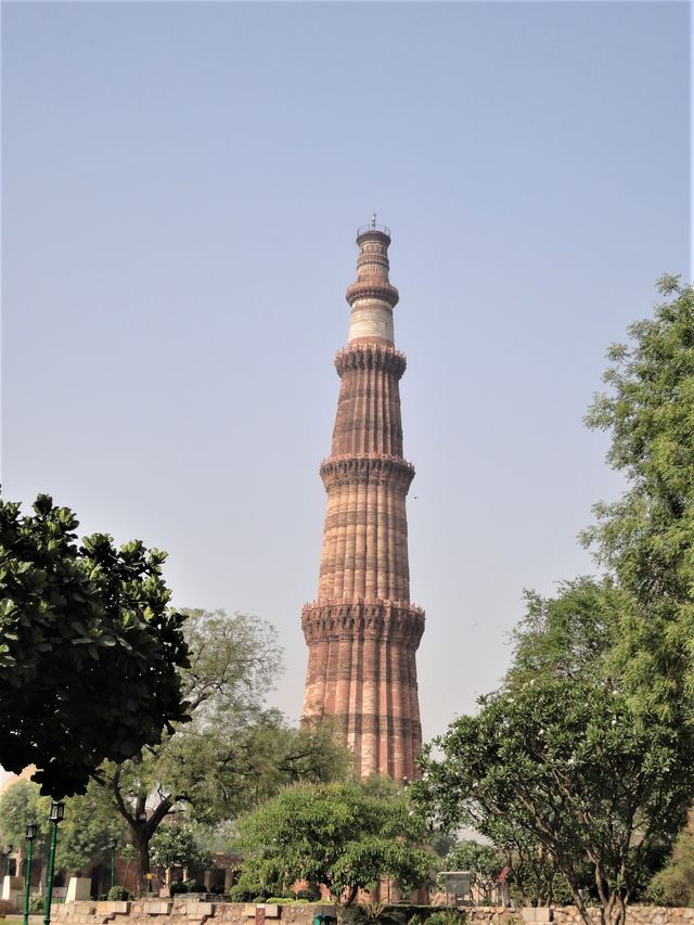 インド　世界遺産：クトゥブ・ミナール