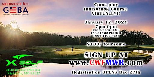 X-Golf... Innisbrook Course... January 17th | X-Golf Pasadena