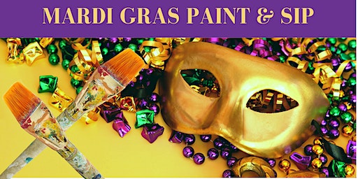 Mardi Gras Night! Paint & SIp! | ARTrageous Brush & Flow