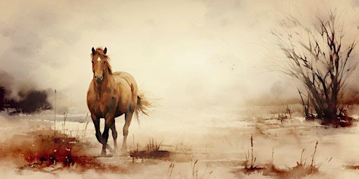 Art Class for All Levels - Paint a fierce wild horse in watercolours | Glynhill Hotel & Spa