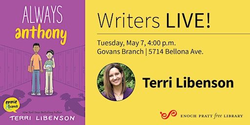 Terri Libenson: "Always Anthony" | Enoch Pratt Free Library - Govans Branch