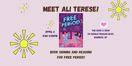 "Free Period" Book Signing and Reading | The Book & Nook