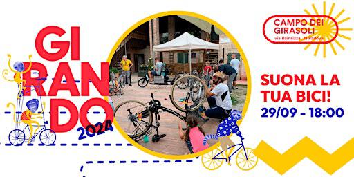 GIRANDO 2024: Musica ecologica - suona la bici! // LAB PER BAMBINI | Campo dei girasoli