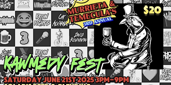 Murrieta & Temecula's 3rd Annual KAWmedy Festival | Solaris Beer & Blending