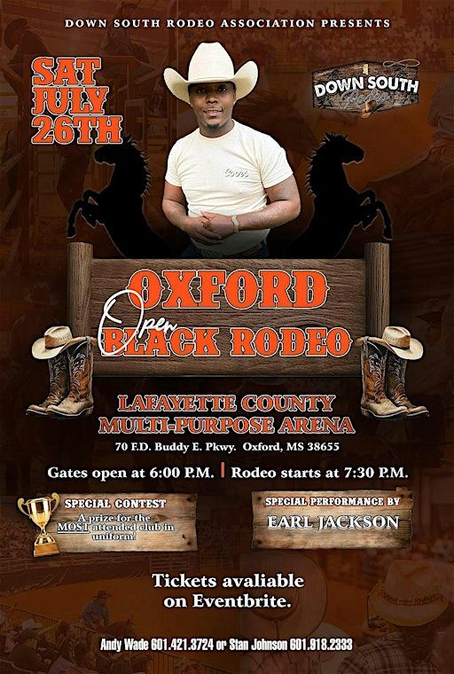 Oxford Black Open Rodeo | 70 F.D. Buddy E Pkwy