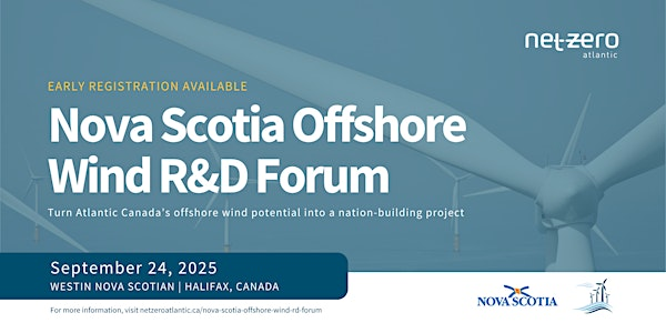 Nova Scotia Offshore Wind R&D Forum 2025 | The Westin Nova Scotian