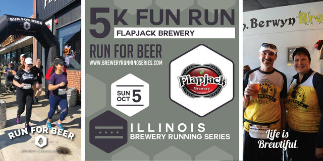 5k Beer Run x Flapjack Brewery | 2025 Illinois Brewery Running Series | Flapjack Brewery