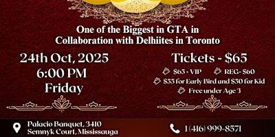 Diwali Gala Event | Palacio Event Centre