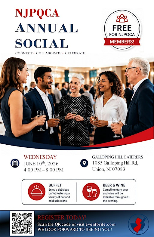 NJPQCA Annual Social | Galloping Hill Caterers