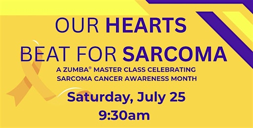 Our Hearts Beat For Sarcoma | Zumba® Masterclass for Sarcoma Awareness | Garner Senior Center