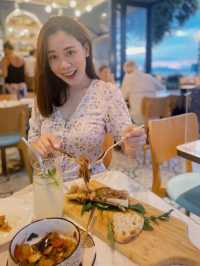 【堅尼地城】💙全新藍調地中海餐廳 🌅與黃昏海景共渡晚餐🍽