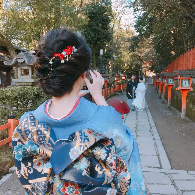 【日本 京都】八阪神社巧遇日本傳統婚禮💒