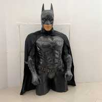 Find wax sculptures, captain America, Batman