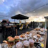 🤫 SECRET ROOFTOP BURGER BAR & COFFEE PLACE