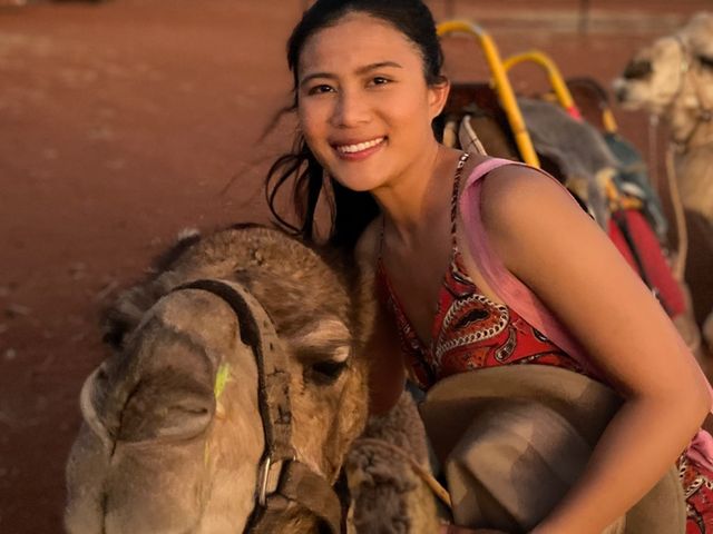 Sunset Camel Ride in Uluru ♥️