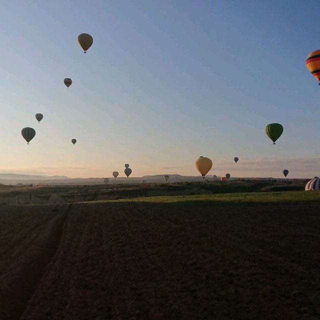 Hot air balloons in Cappadocia a must do!!