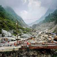 A Snowy Town In Kedarnath