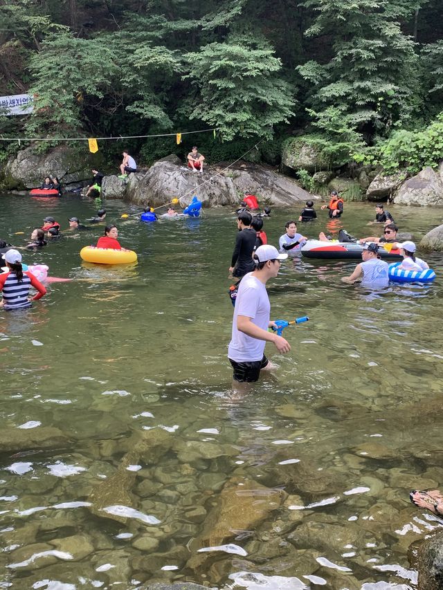 도란도란 놀기좋은 경남 함양 용추계곡! 🐋