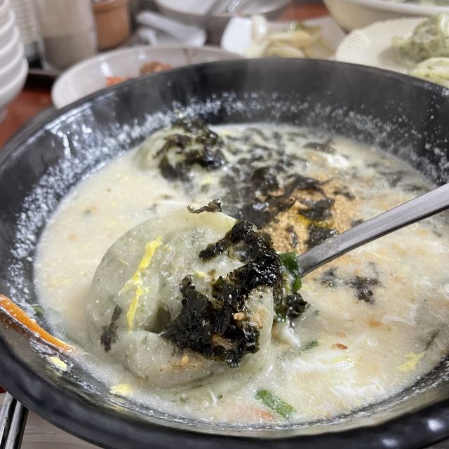 제주 시청맛집’명가손만두와 보말칼국수’