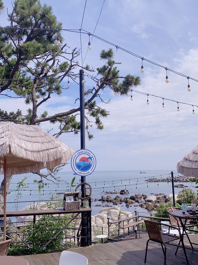 [울산] 간절곶 이국적인 카페: 테이블세터