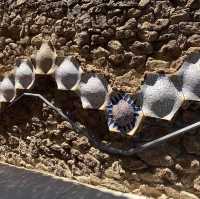 Park Guell ไม่ได้จองมา ไม่ได้เข้าด้านในนะ