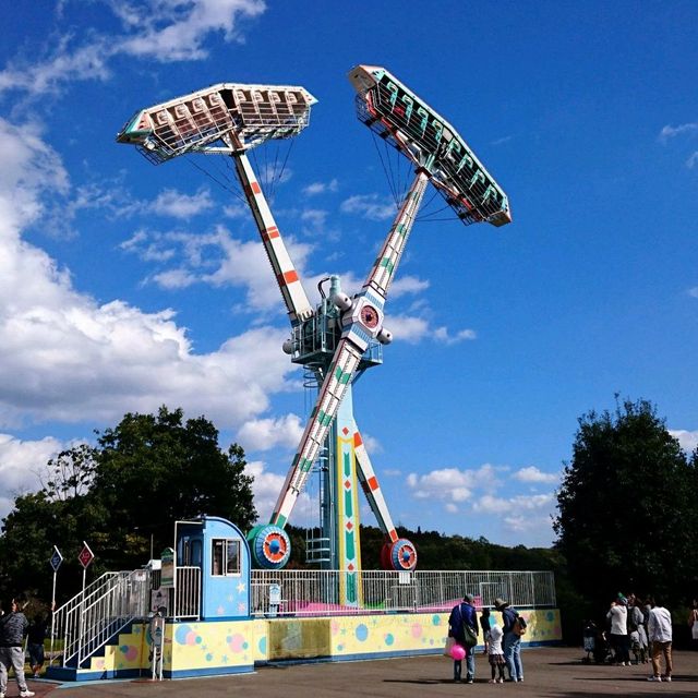 恐竜🦖と遊園地🎠🎡🎢