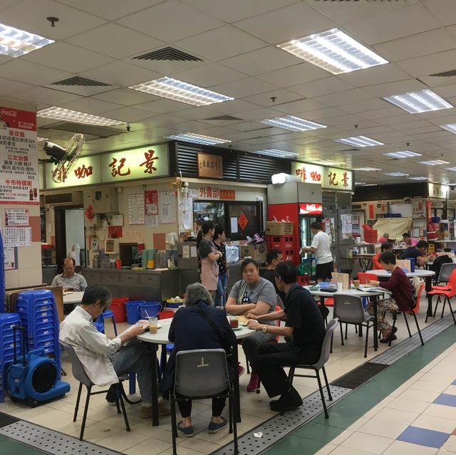 My Favourite Milk Tea & Beef Sandwish @ HK