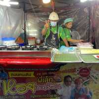 หอยทอดร้านพี่เล็กถนนคนเดินสงขลา