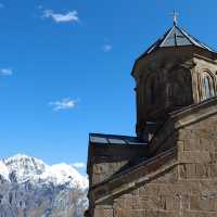 Religious corner of Kazbegi