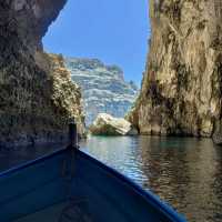 Blue Grotto from the sea