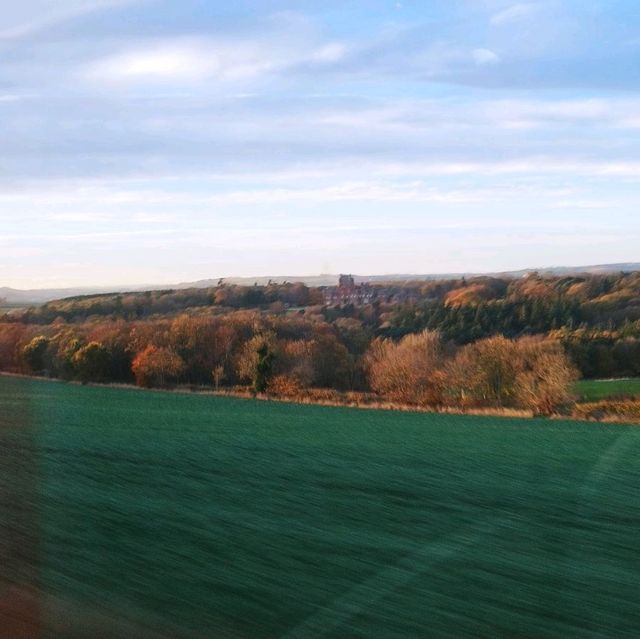 Edinburgh to Newcastle Train with LNER