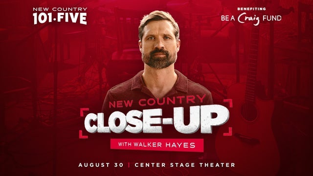 New Country Close-Up With Walker Hayes | Center Stage Theater
