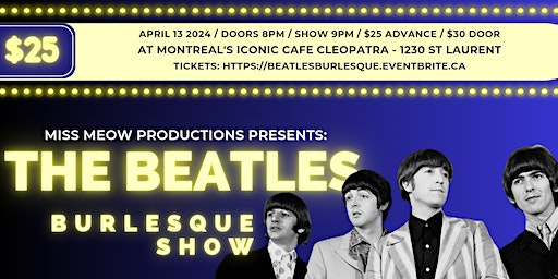The Beatles Burlesque | Cafe Cleopatra