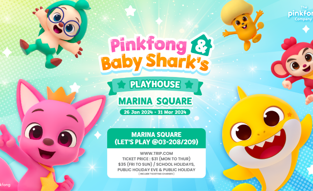Pinkfong & BabyShark's PlayHouse Singapore | Let's Play, #03-208/209, Marina Square, Singapore 039594