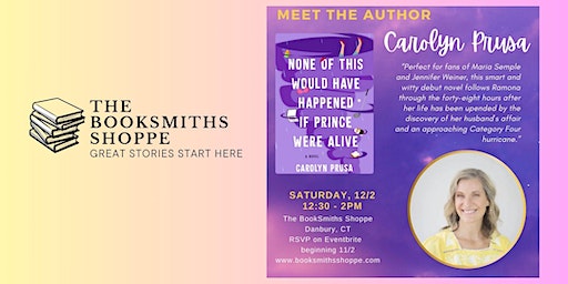 The BookSmiths Shoppe Presents Author Carolyn Prusa | The BookSmiths Shoppe