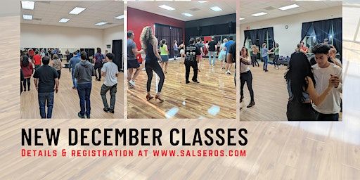 New Salsa & Bachata Classes - December 2023 | Salseros Dance Studios