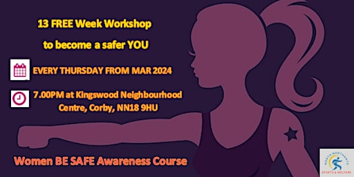 FREE Women's Keep Fit & Self Defence Corby Course - 13 Weeks | Kingswood Neighbourhood Centre