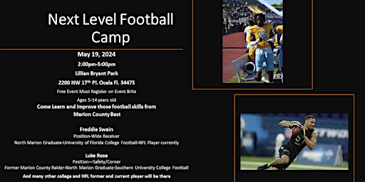 Next Level Football Camp | Lillian Bryant Park
