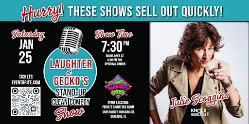 LAUGHTER at GECKOs (Private Signature Room) | Gecko’s Grill & Pub