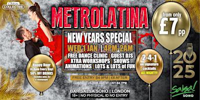 NEW YEARS DAY 1ST JANUARY Salsa Bachata Reggaeton Social FREE INTRO CLASS | Salsa - Soho