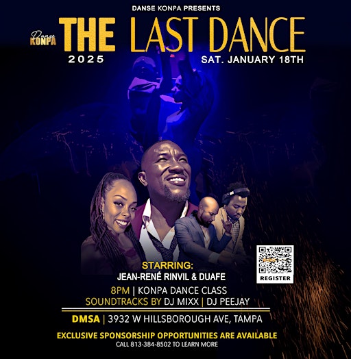 The Last Dance - Konpa Class & Dance Social: Kizomba, Konpa & Zouk | Dancin' Motion School of the Arts