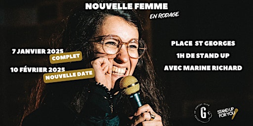 Marine Richard - spectacle de stand up chez M. Georges - Toulouse | 20 Pl. Saint-Georges