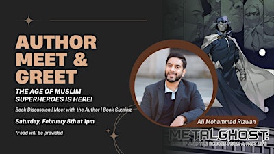 Author Meet & Greet: Ali Mohammad Rizwan | Queen City Coffee Roasters