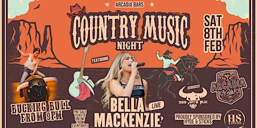ARCADIA BARS COUNTRY MUSIC NIGHT - FT. BELLA MACKENZIE+ MORE | Arcadia Bar Mackay