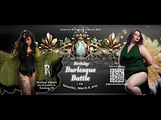 Ms Pepper G's Birthday Burlesque Battle | The Rosebud Theatre